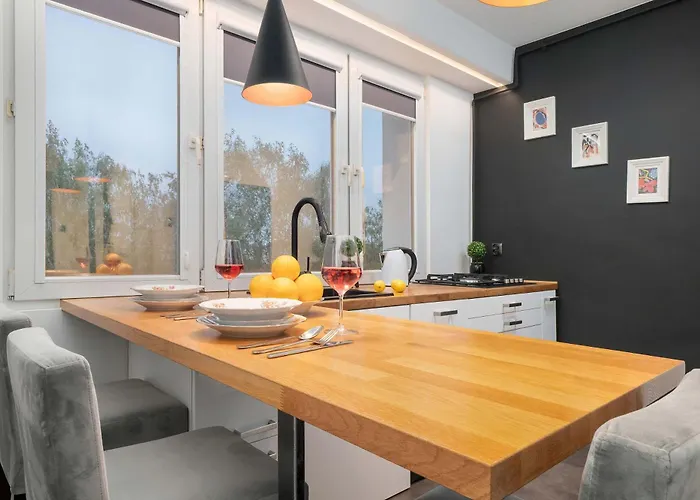 Lejlighed Stylowe Z Balkonem Blisko Atlas Areny W Lodzi By Renters Łódź