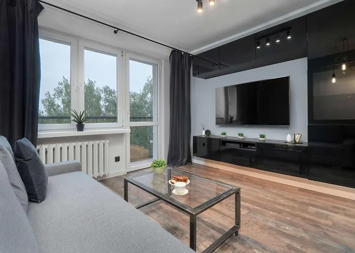 Stylowe Z Balkonem Blisko Atlas Areny W Lodzi By Renters Lejlighed *