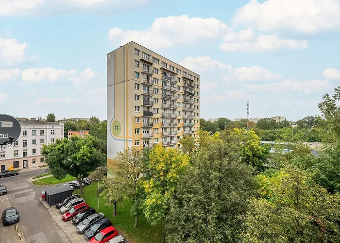 Stylowe Z Balkonem Blisko Atlas Areny W Lodzi By Renters Lejlighed Łódź